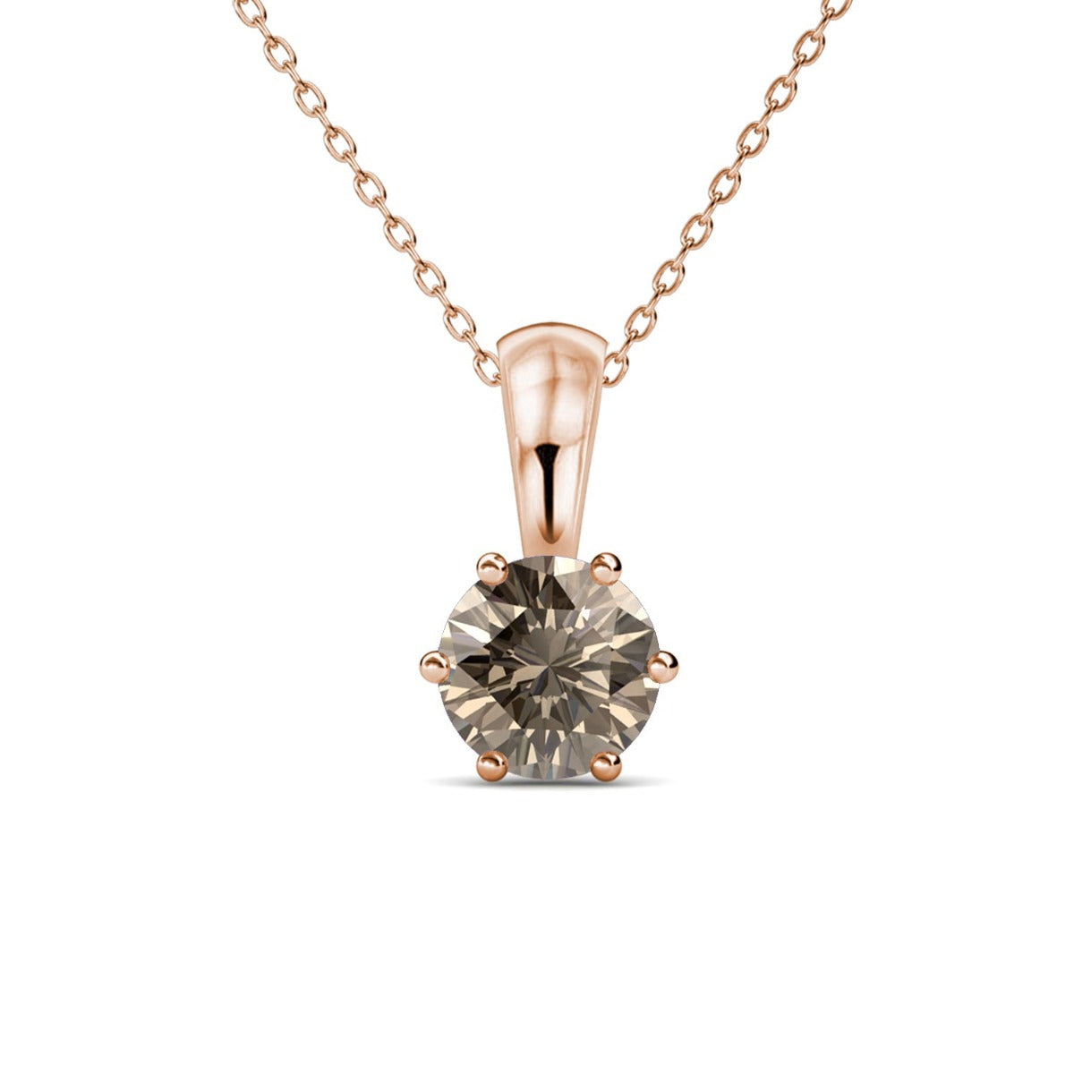 Crystal Jewelry Sterling Brass Gemstone Charm Pendant