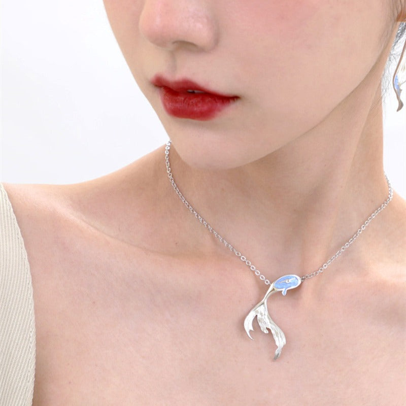 Mermaid Valentine's Day Fishtail Original Necklace for Women