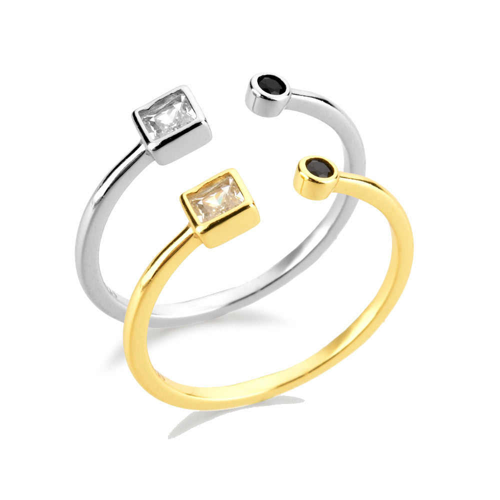 Gold Ring 18K Pure Gold Round Open Ring For Women