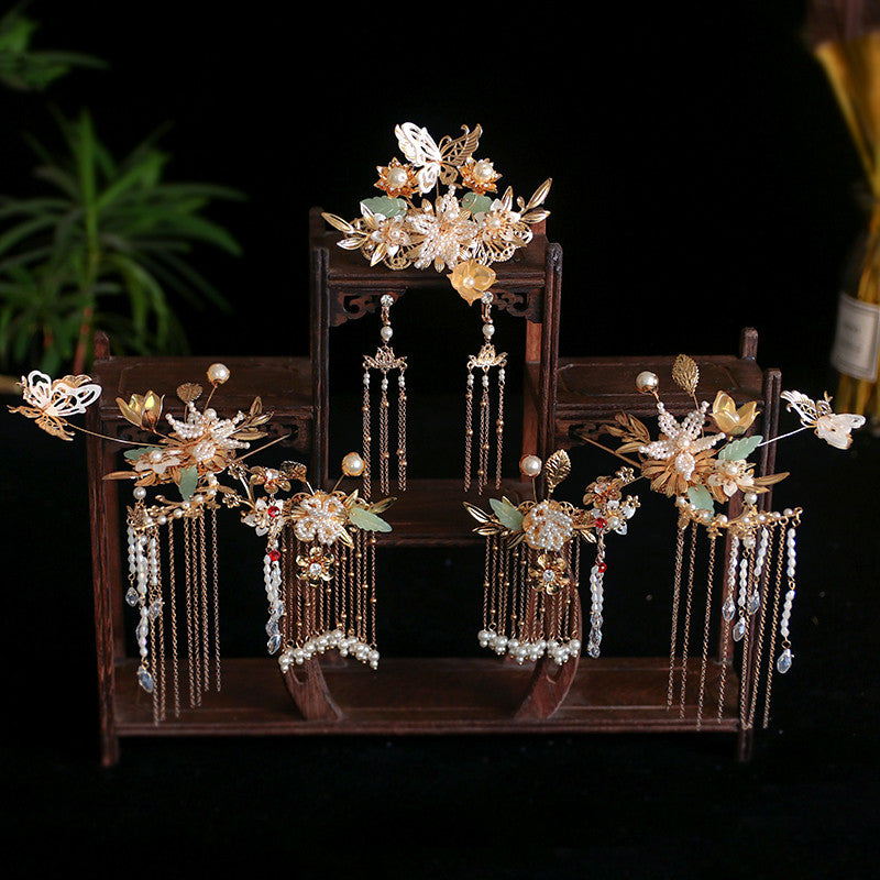 Butterfly Fairy Crown Flower Tiara for women