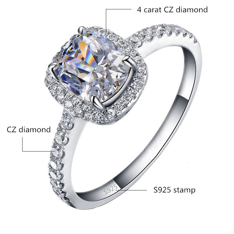 Bridal Wedding Anelli Trendy Jewelry Engagement Rings For Women