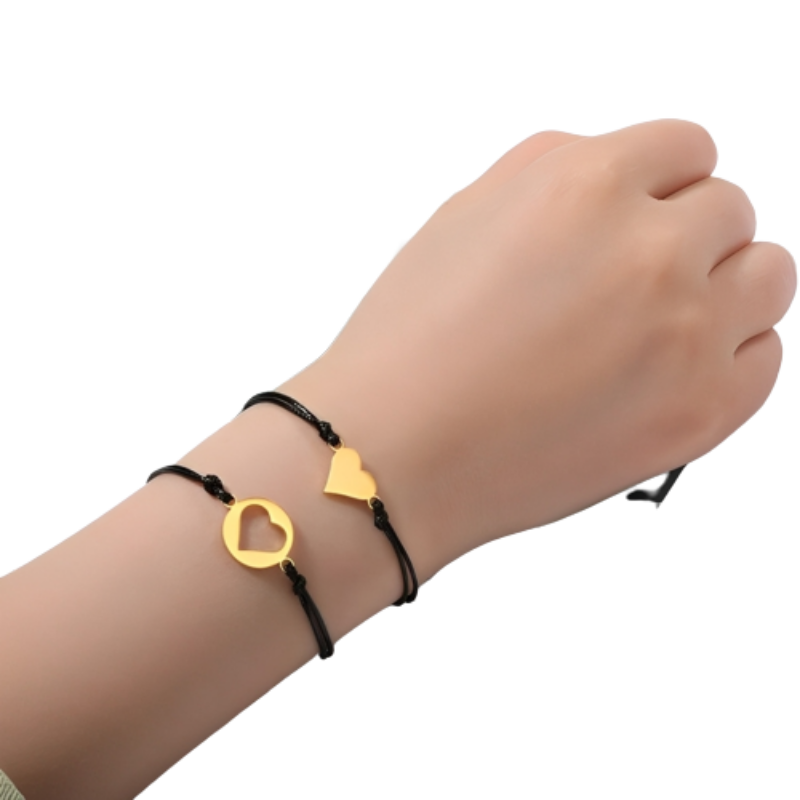 Sun Moon Star Three Hand Chain Bracelet Set For Women