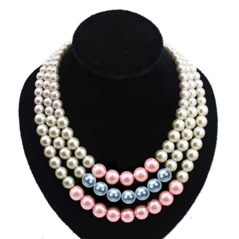 Delta Sigma Phi Pearl Necklace set