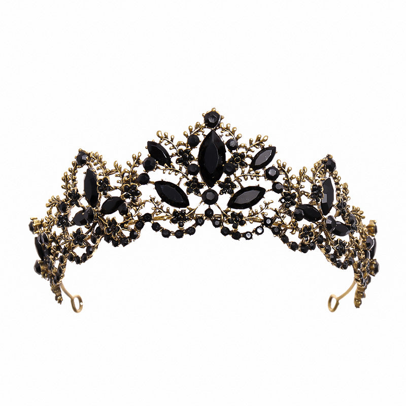 Vintage Black Diamond Tiaras and Crowns for Women 