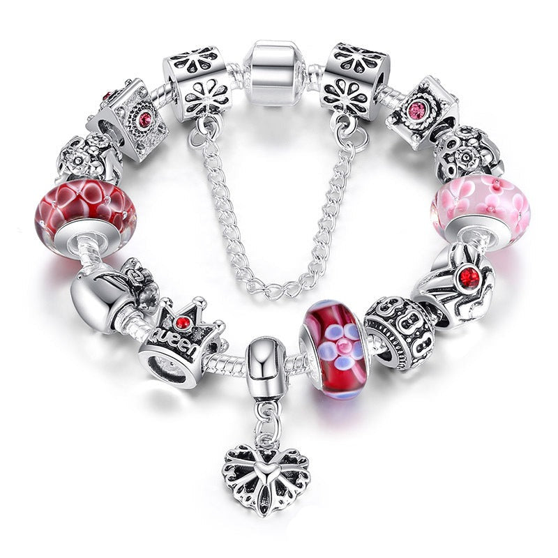 Jewelry Silver Charms Bracelet 