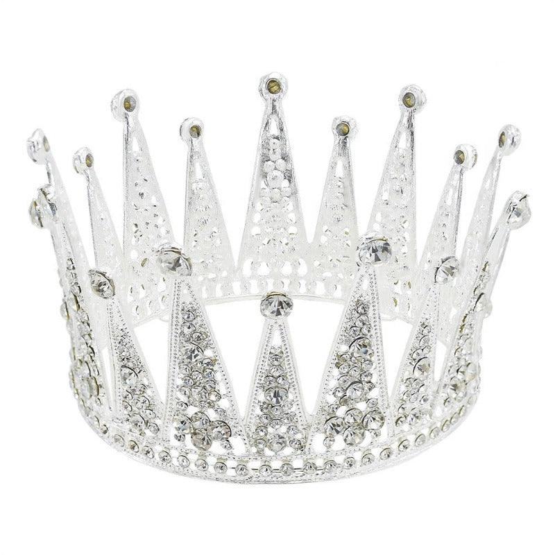 Fashion Bridal Hair Accessories Alloy Hollow Diamond Crown